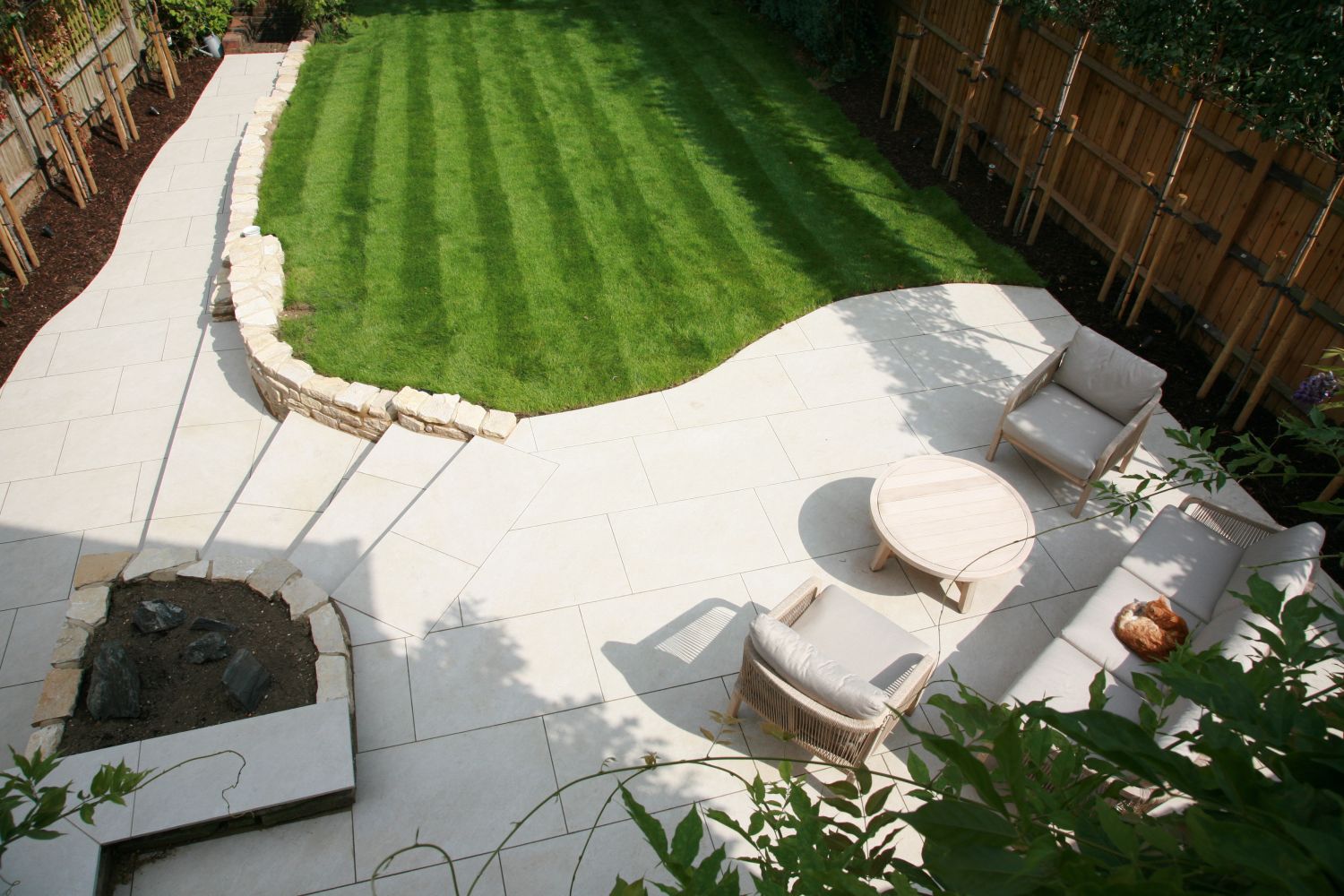 Porcelain Paving, Purbeck Stone Walling