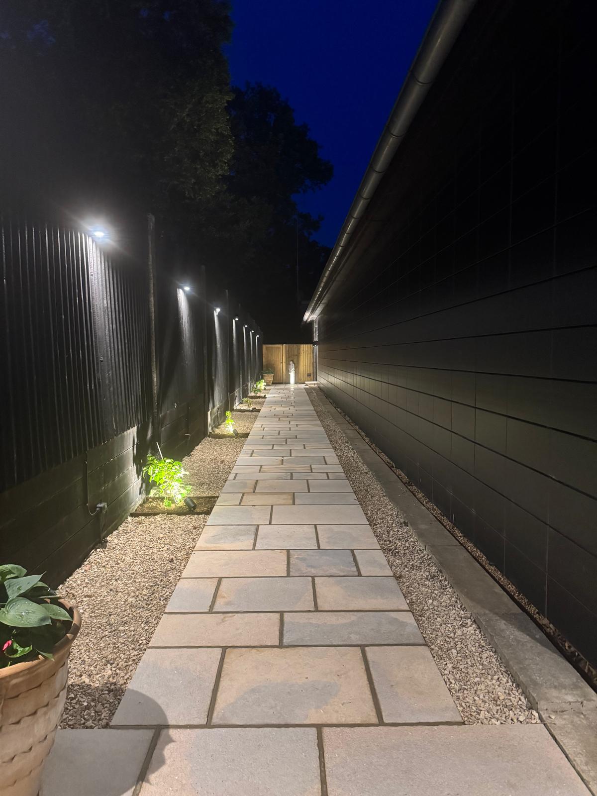 Gravel Pathways and Purbeck Stone