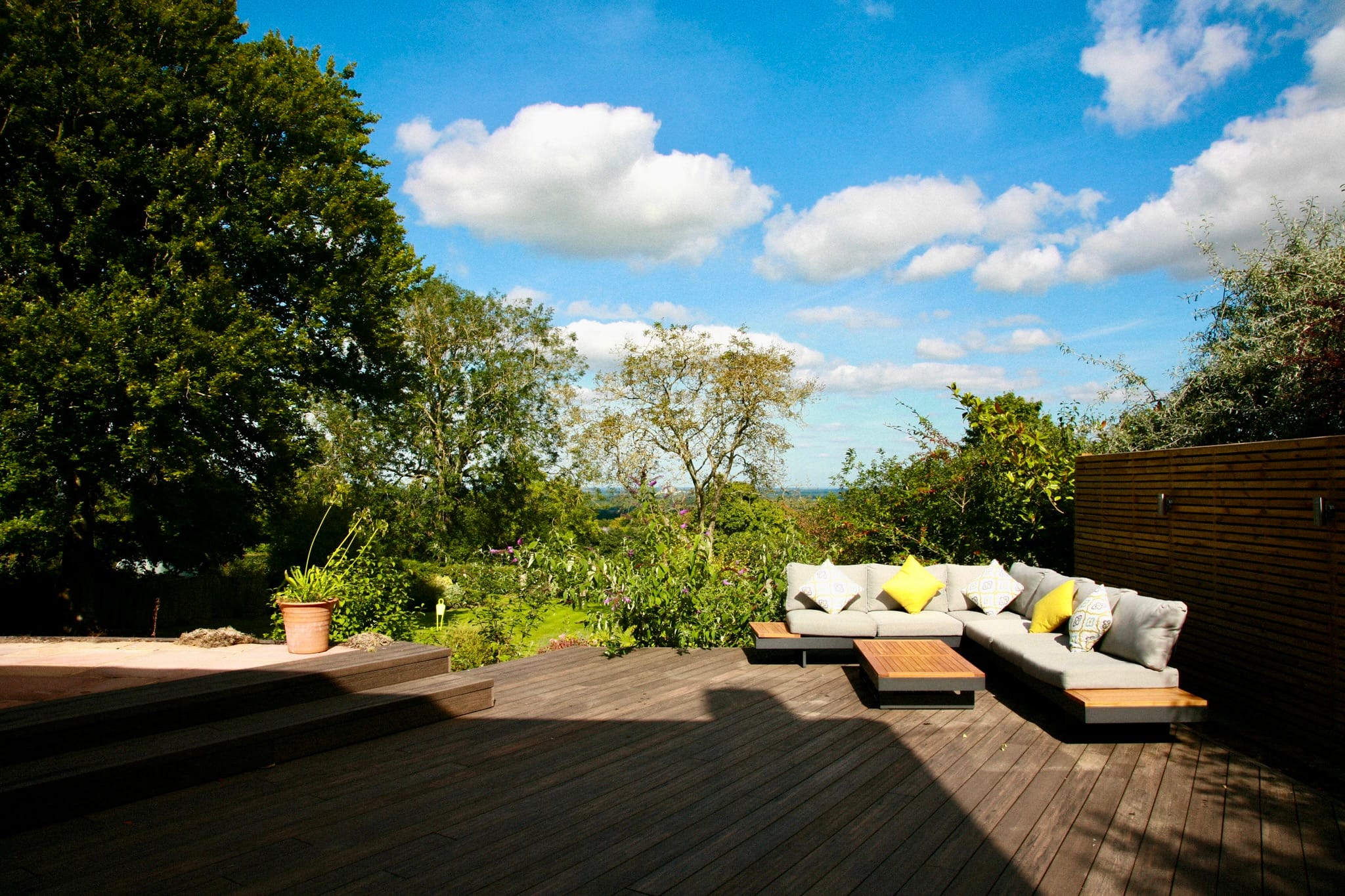 Beautifully laid Trekker Decking