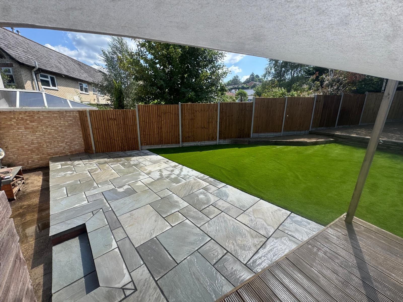 Astro Turf and new Patio