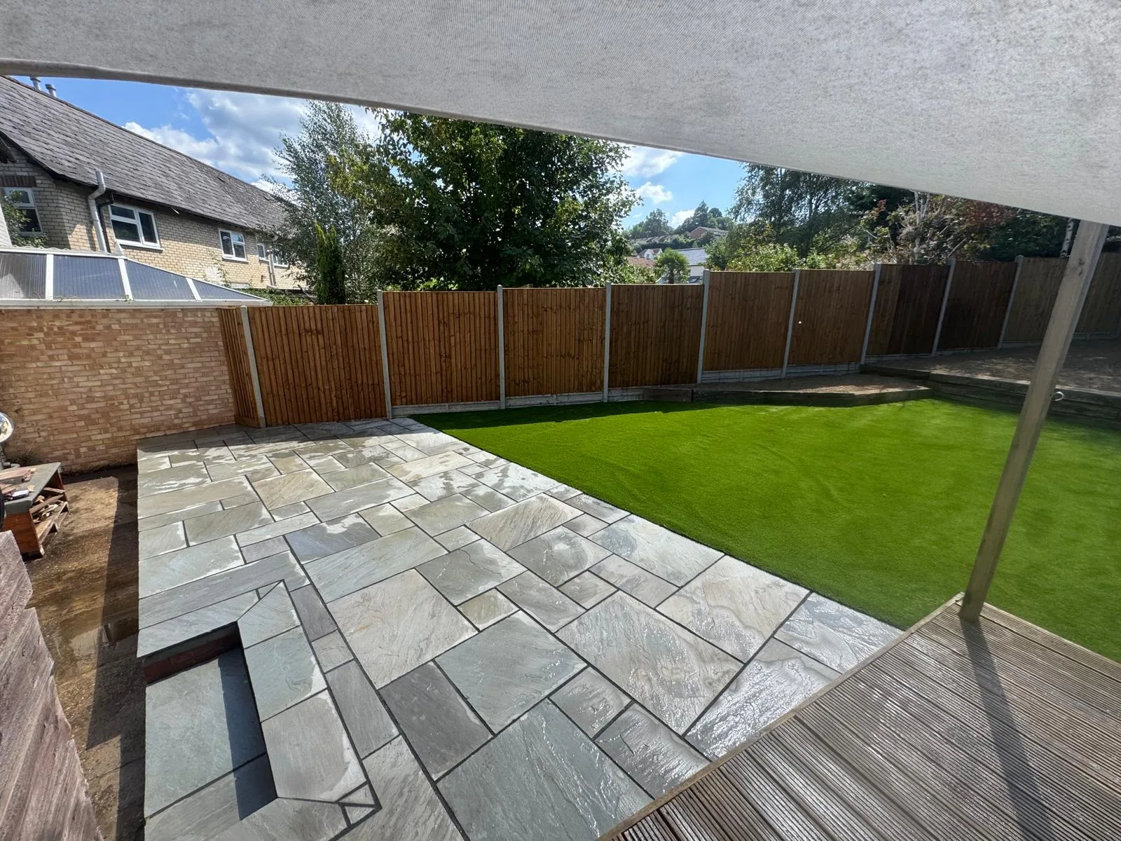 Astro Turf and new Patio Astro Turf and new Patio