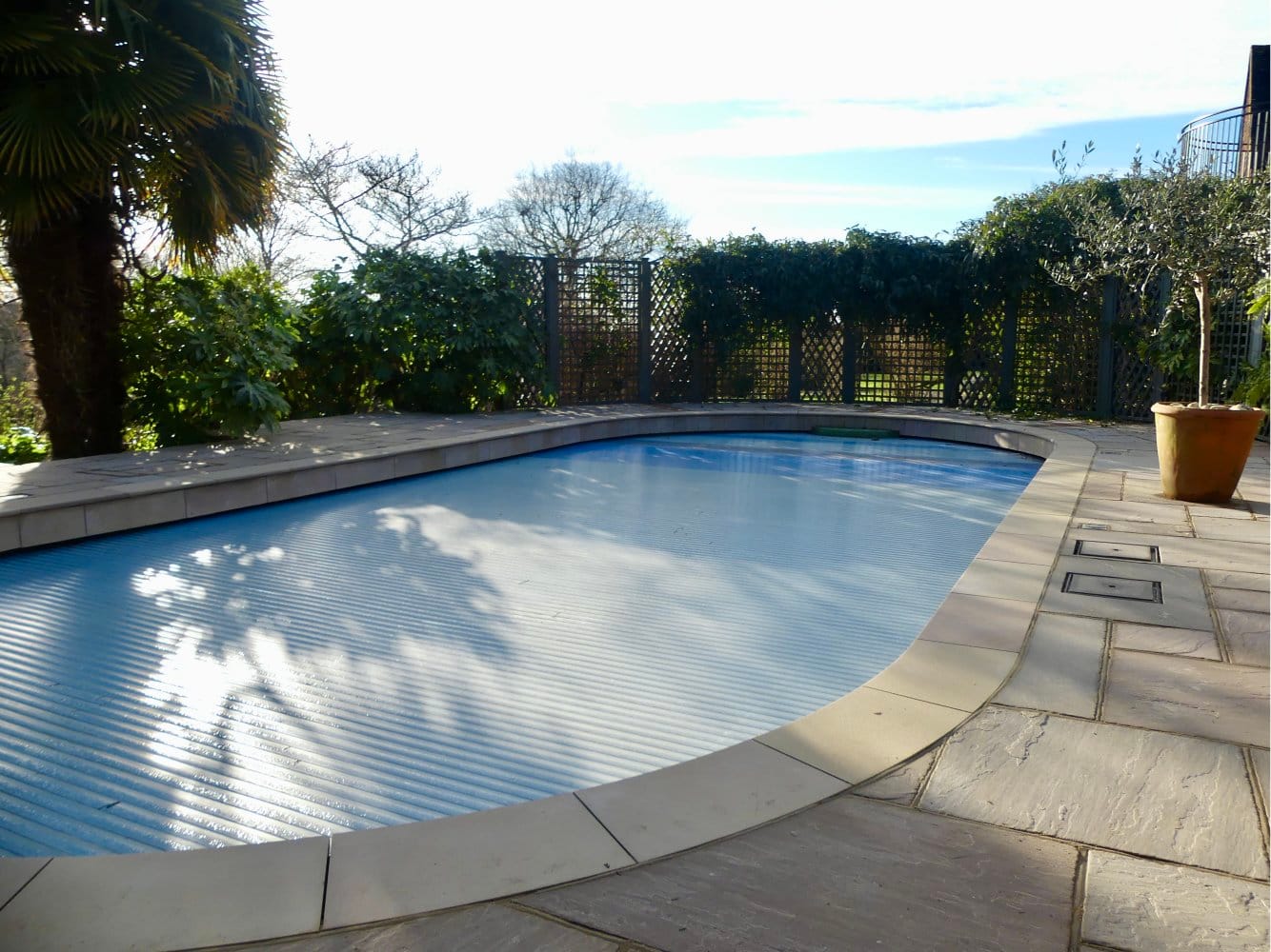 Bespoke Coping Stones and Tumbled Indian Sandstone Paving